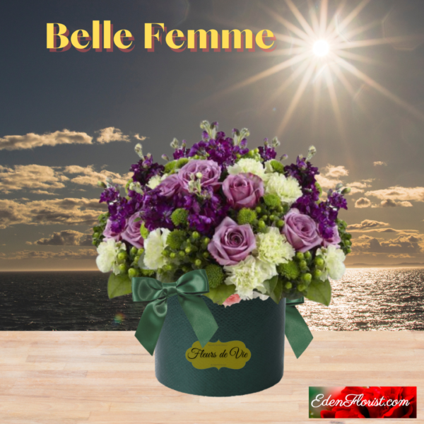 "Belle FemmeBelle Femme beautiful woman bouquet"