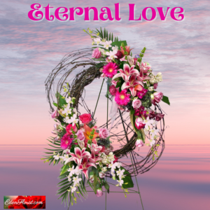 "Eternal Love Grapevine Wreath"