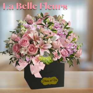 "La belle fleurs boxed blooms"
