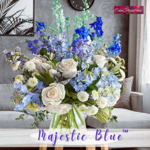 "Majestic Blue Bouquet"
