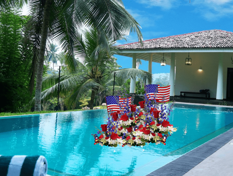 "Patriotic Pool Float"