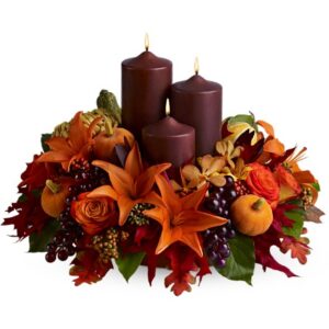 "center of attention fall centerpiece"