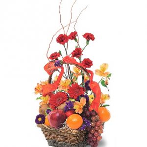 "fresh fruit and flowers"