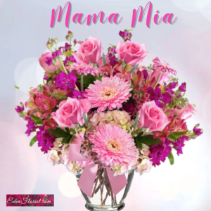 "mama mia bouquet of flowers"