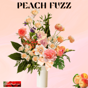 "peach fuzz bouquet"